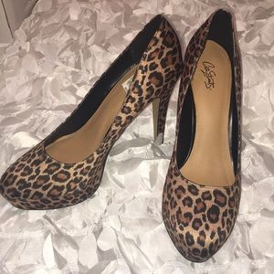 Leopard Print Heels 11M